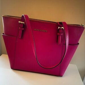 Michael Kors Hot Pink Tote Bag